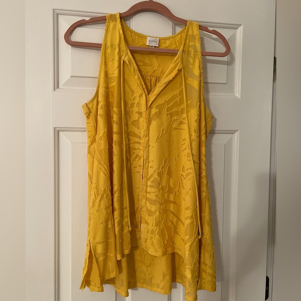Cupio Yellow Top Size S/P